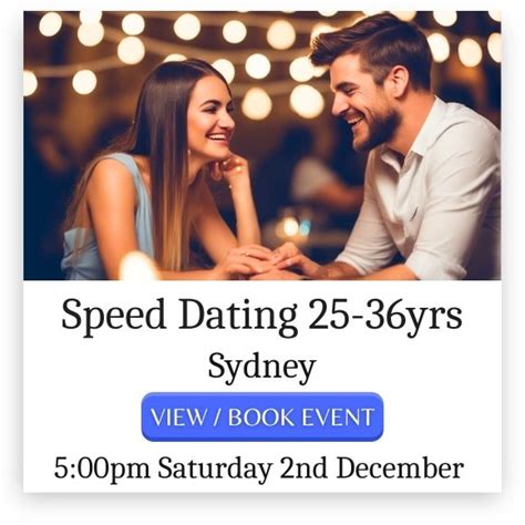 speed dating redfern